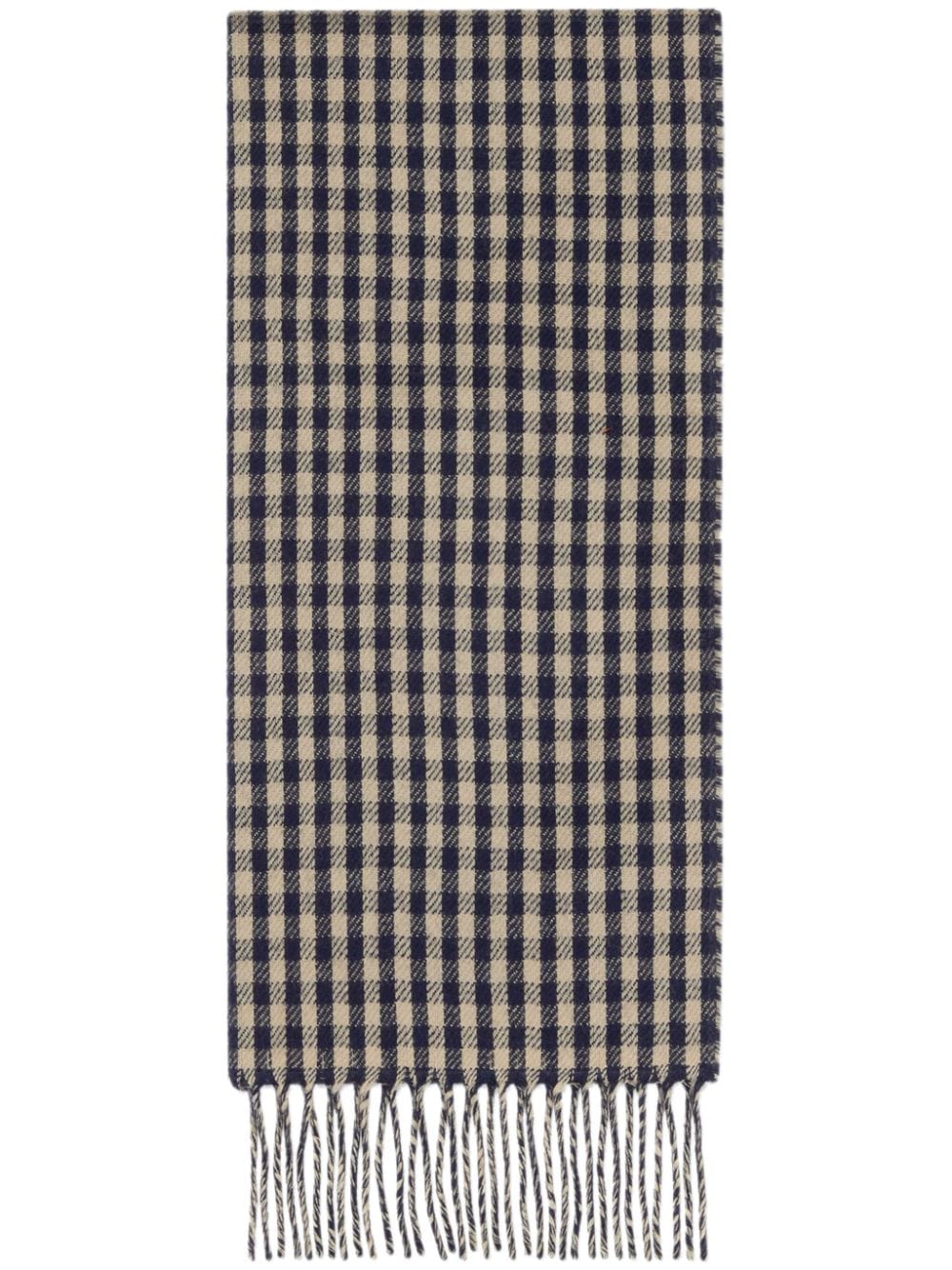 Gucci Sjaal met gingham ruit - Blauw