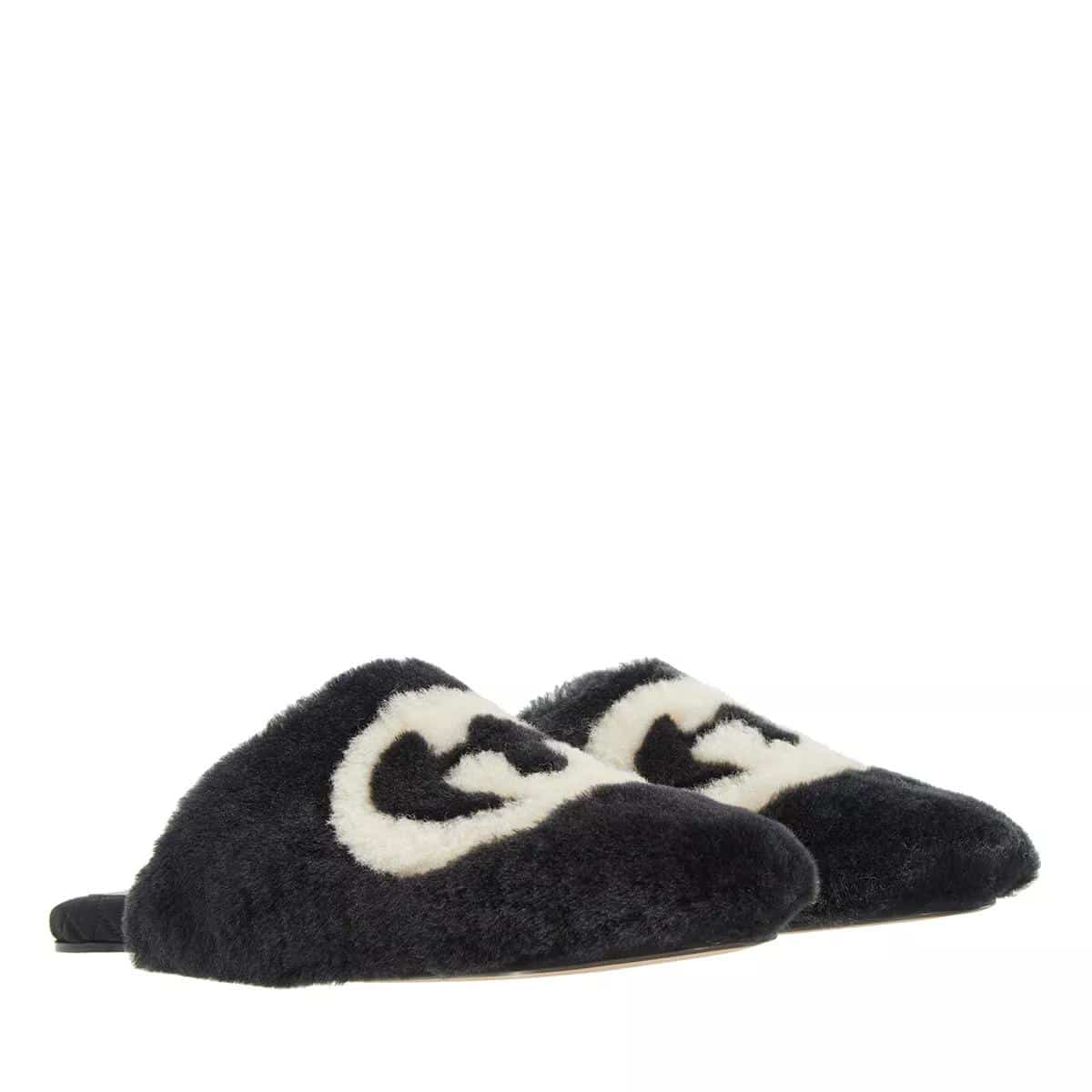 Gucci Slippers - Interlocking G Slippers in zwart