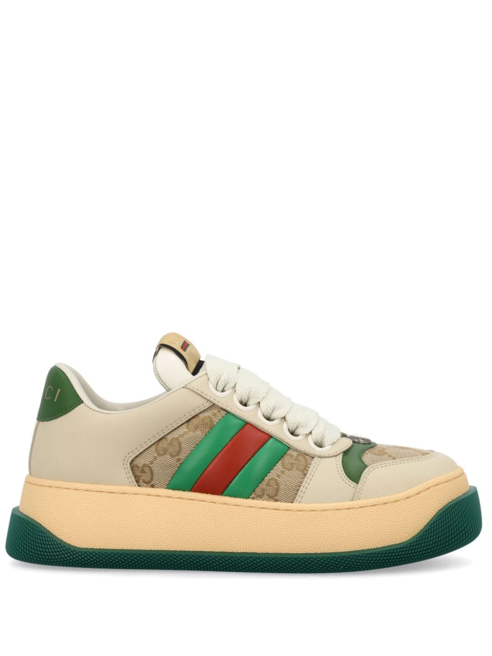 Gucci Sneakers met vlakken - Beige