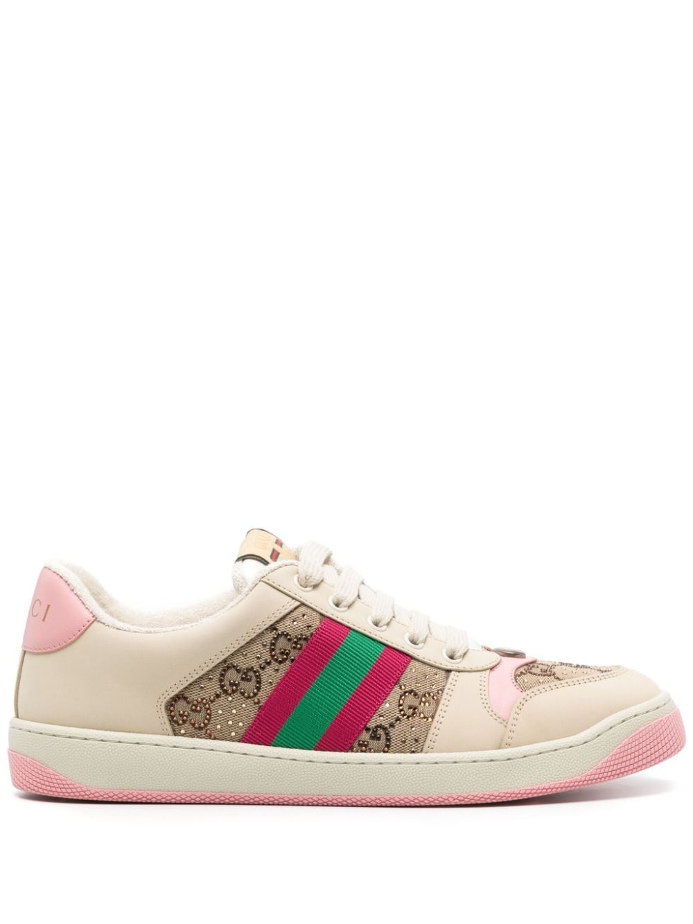 Gucci Sneakers met vlakken - Beige