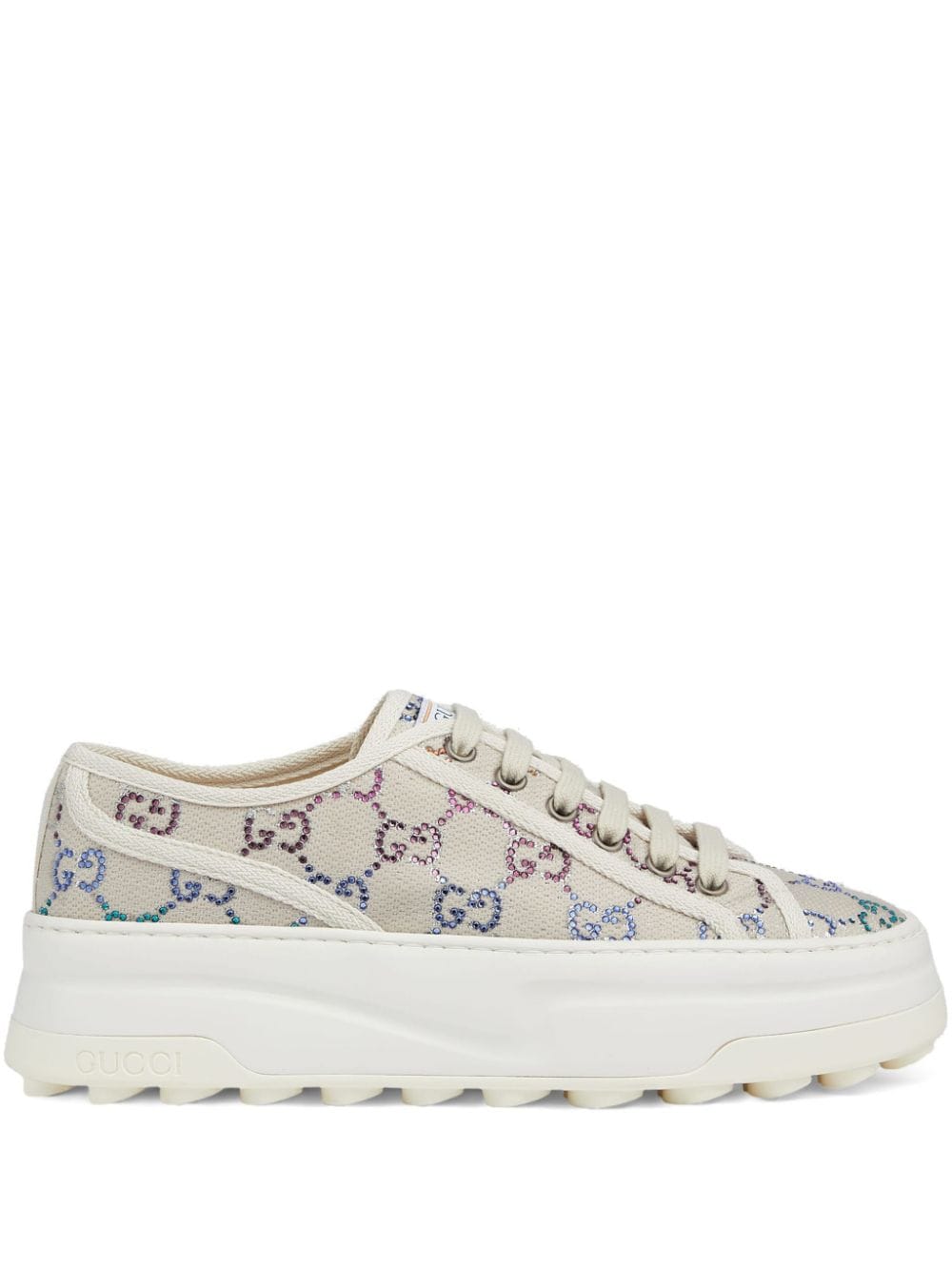 Gucci Sneakers verfraaid met GG logo - Beige