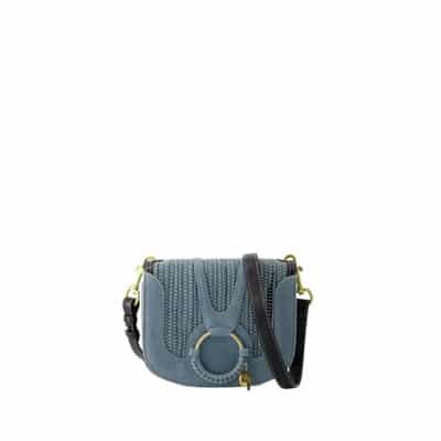 Hana Tas - Blauw Denim, 2-Weg Schouderband See by Chloé , Blue , Dames