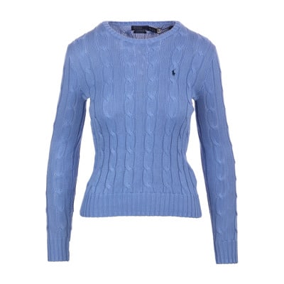 Heldere Blauwe Julianna Sweater Ralph Lauren , Blue , Dames