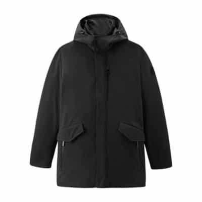 Heren Barrow Mac Softshell Jas Woolrich , Black , Heren