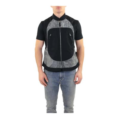 Heren Devore Vest Stone Island , Black , Heren