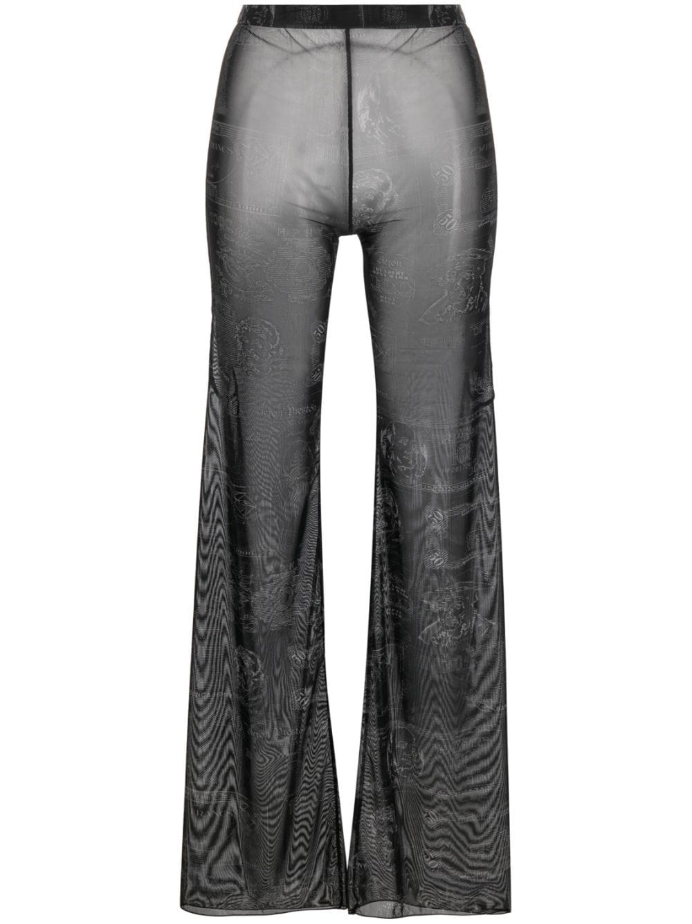 Heron Preston Broek met mesh - Zwart