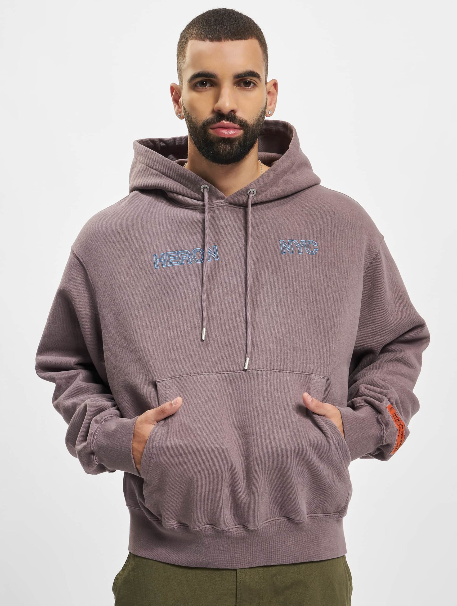 Heron Preston HP Offroad Hoodie Mannen op kleur grijs, Maat L