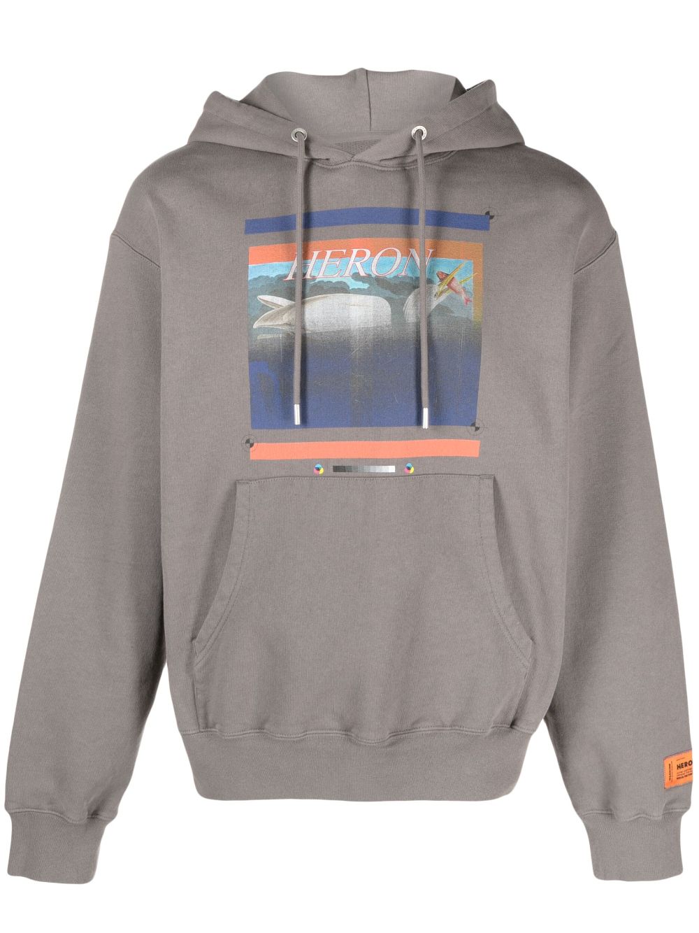 Heron Preston Hoodie met print - Grijs