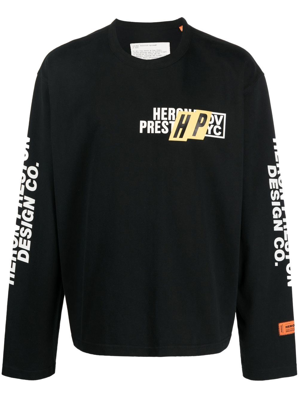 Heron Preston T-shirt met print - Zwart