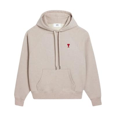 Hoodies Ami Paris , Beige , Heren