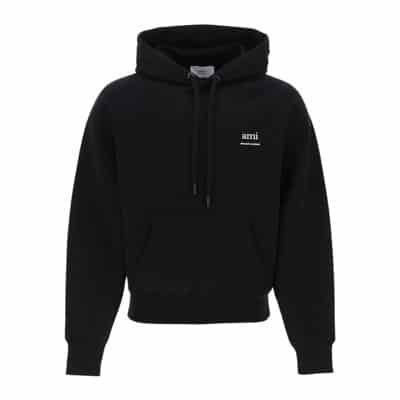 Hoodies Ami Paris , Black , Dames