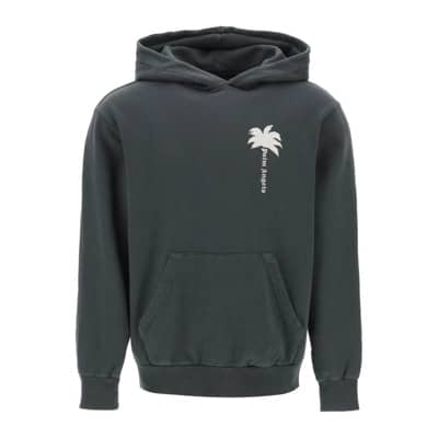 Hoodies Palm Angels , Gray , Heren