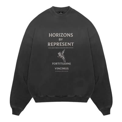 Horizons Gebreide Trui Represent , Black , Heren