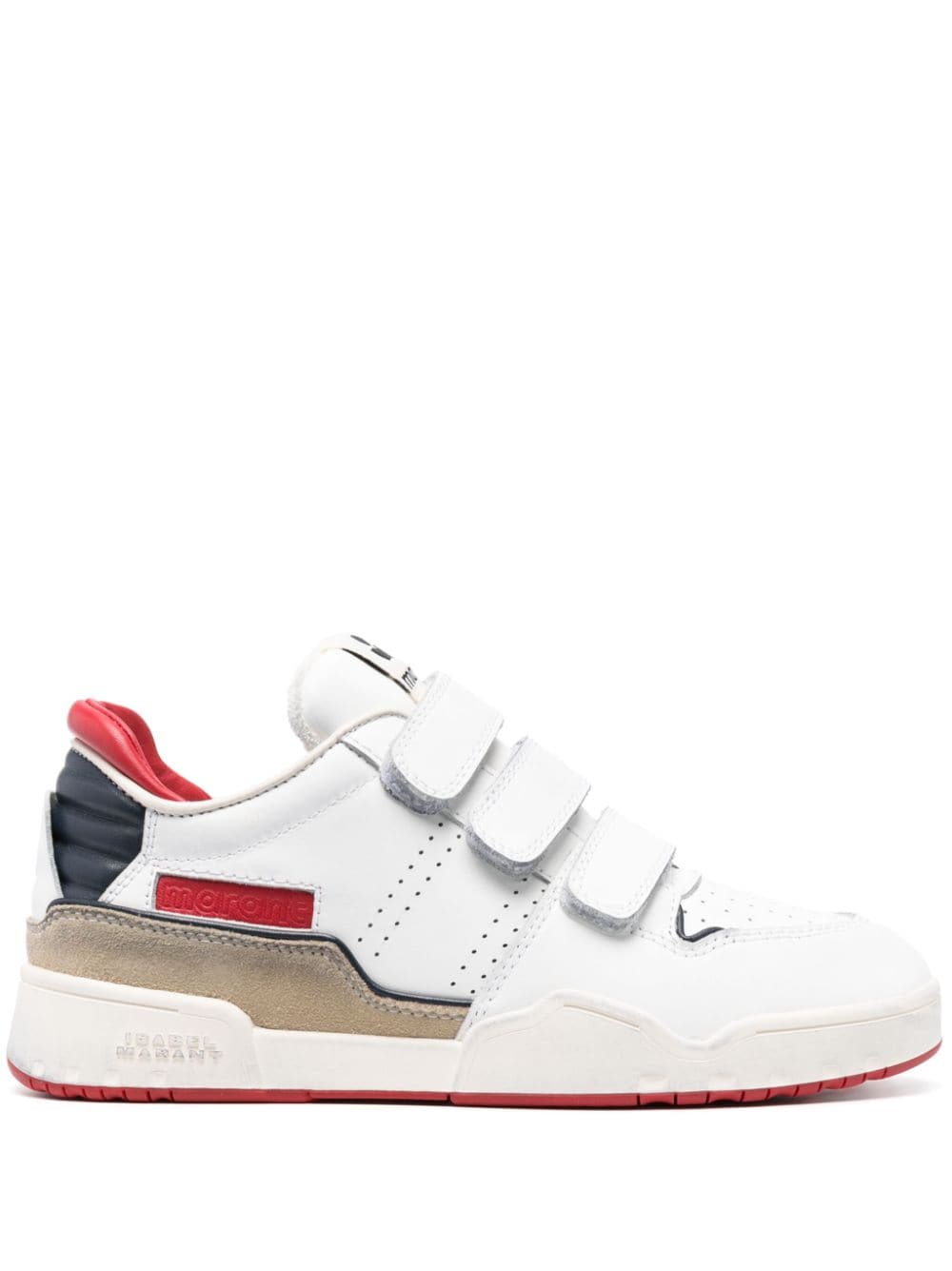 ISABEL MARANT Sneakers met klittenband - Wit