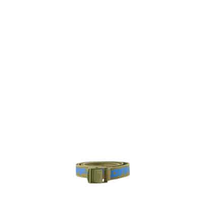 Industriële Tape Riem Off White , Green , Heren