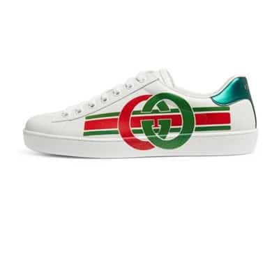 Interlocking G Witte Sneakers Gucci , White , Heren