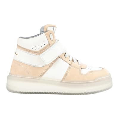 Italiaanse Leren Sneakers Aquarius Stijl Santoni , Multicolor , Dames