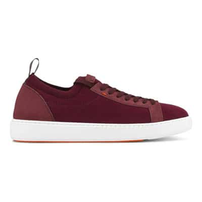 Italiaanse Sneakers: Verhoog je Sneakerspel Santoni , Red , Heren