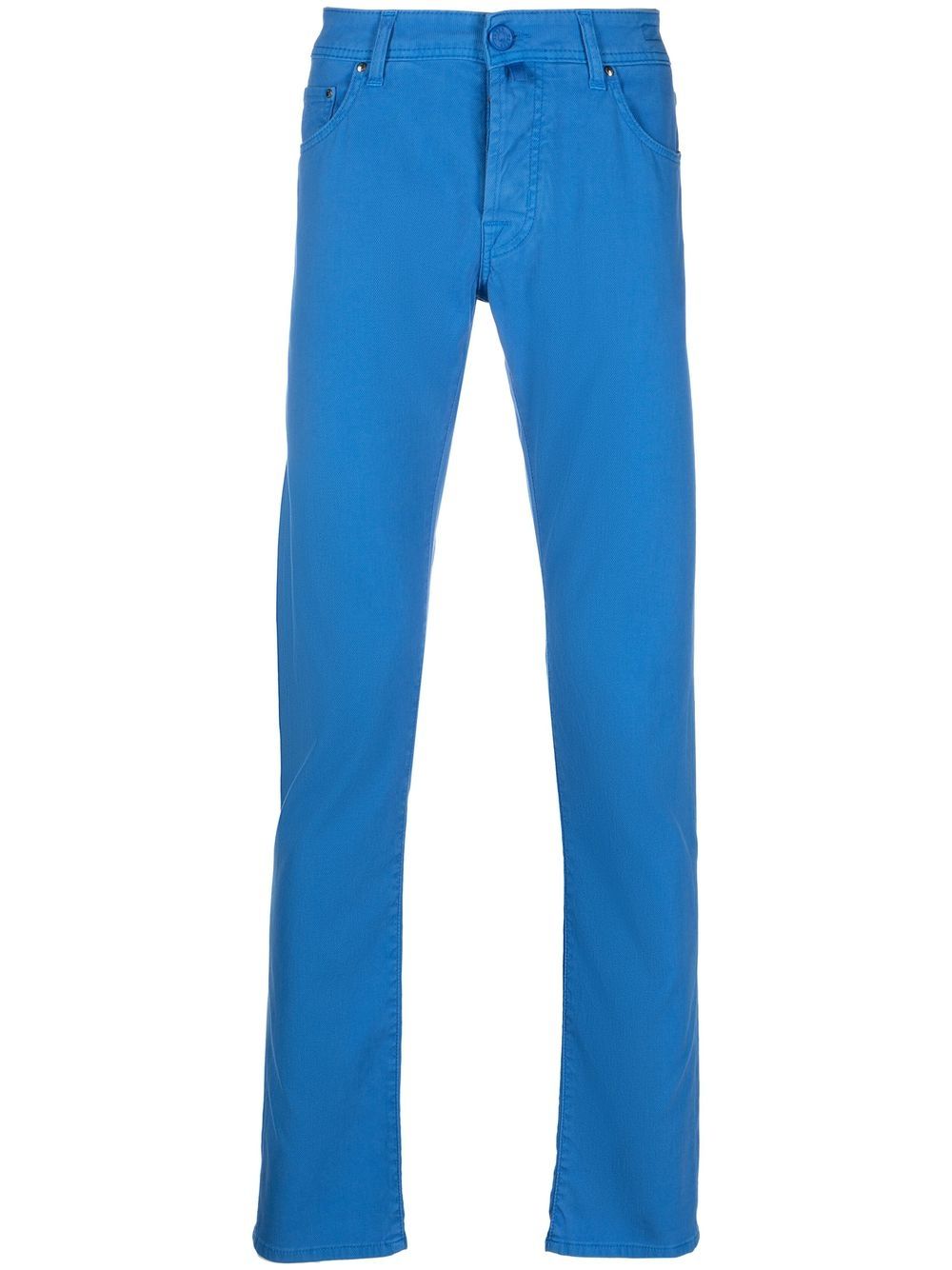 Jacob Cohën Broek met logopatch - Blauw