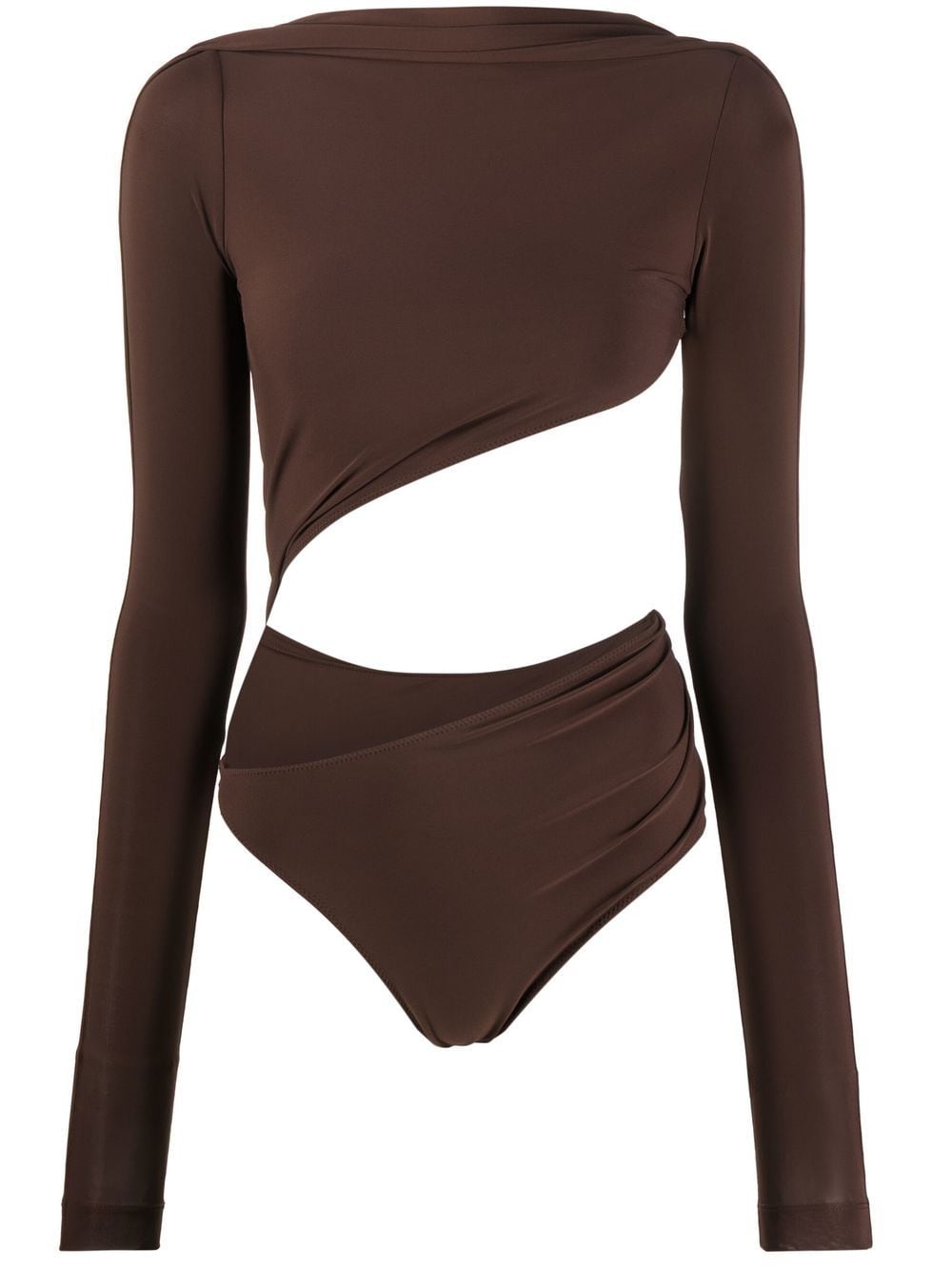 Jacquemus Asymmetrische body - Bruin