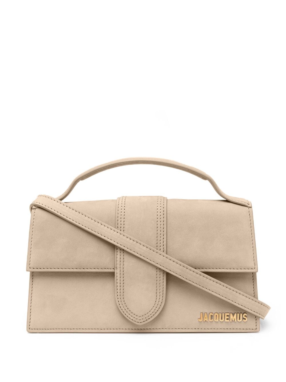 Jacquemus Le Grand Bambino suède shopper - Beige