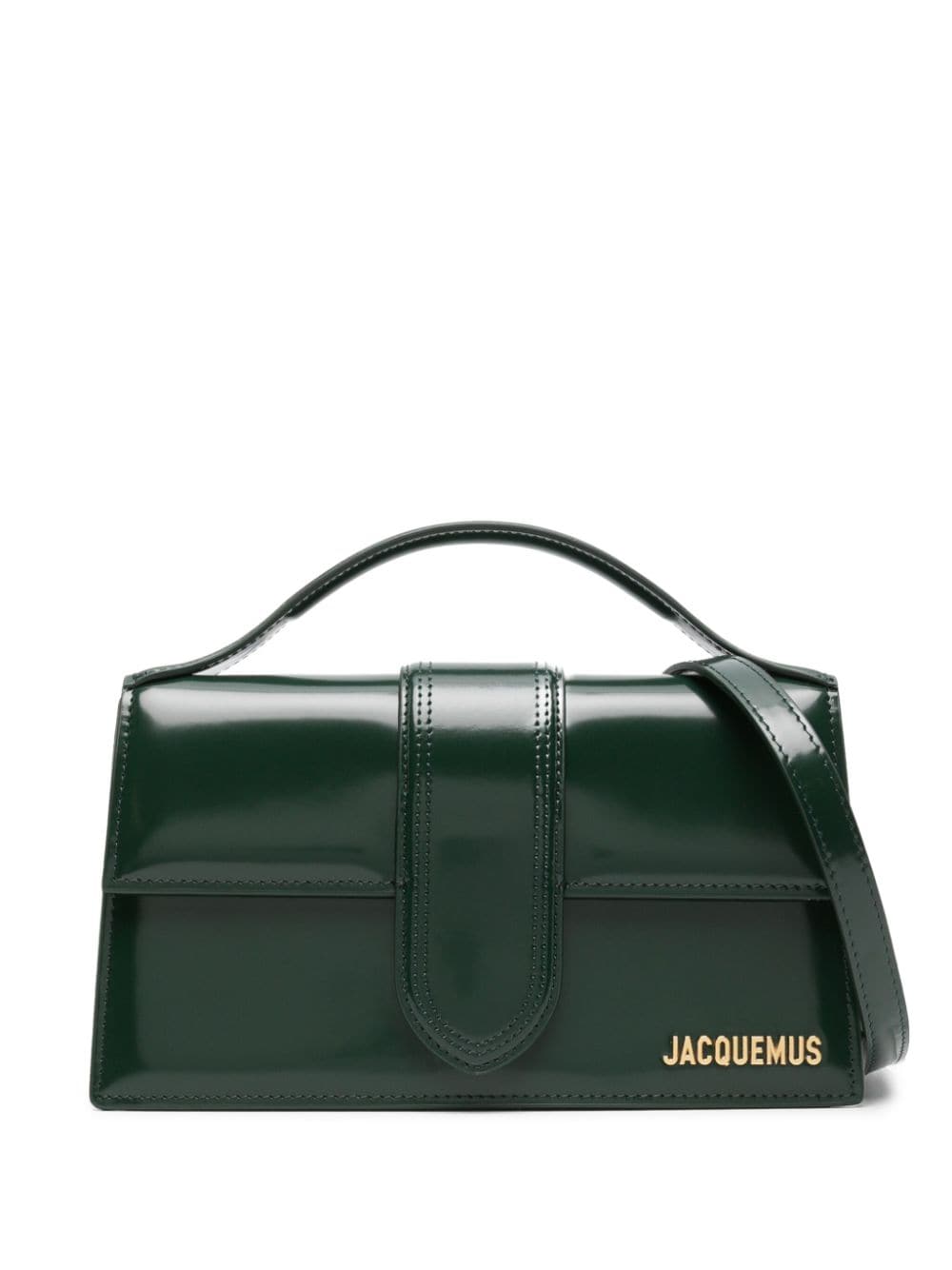 Jacquemus Le Grand Bambino suède shopper - Groen