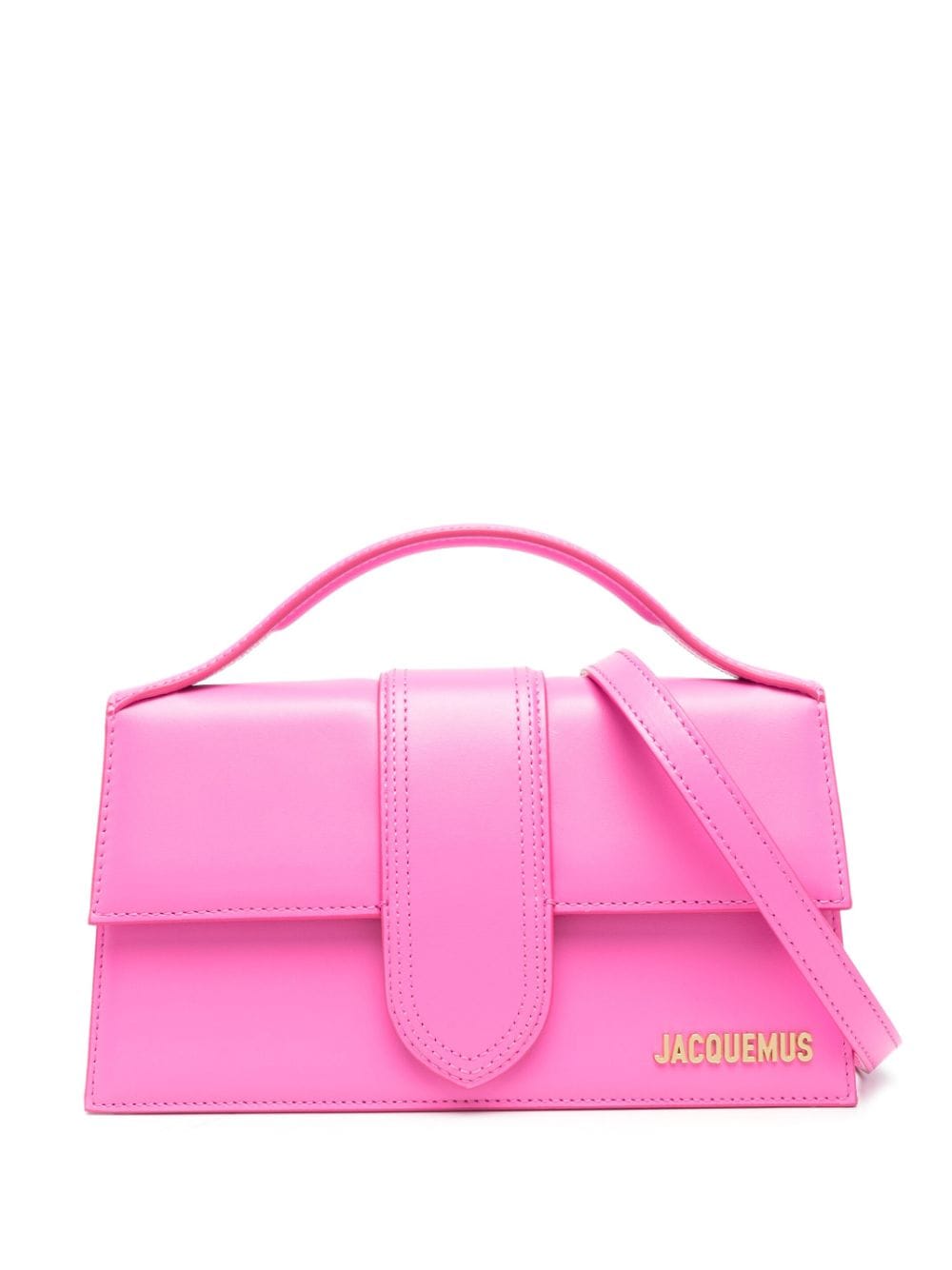 Jacquemus Le Grand Bambino suède shopper - Roze