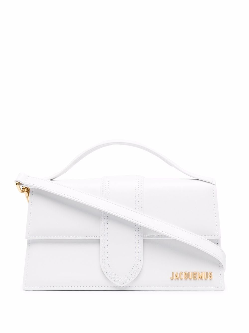 Jacquemus Le Grand Bambino suède shopper - Wit