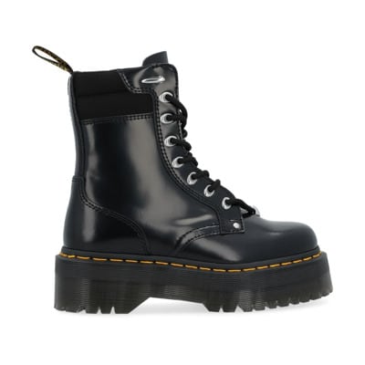 Jadon HDW II Zwarte Leren Enkellaarzen Dr. Martens , Black , Dames