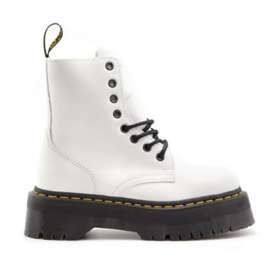 Jadon -platformlaarzen Dr. Martens , White , Dames