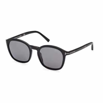 Jayson Zonnebril - Glanzend Zwart/Grijs Tom Ford , Black , Unisex