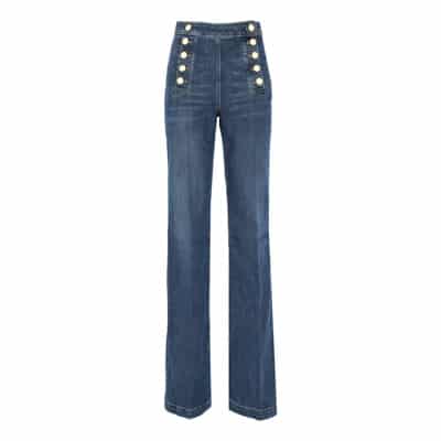 Jeans Elisabetta Franchi , Blue , Dames