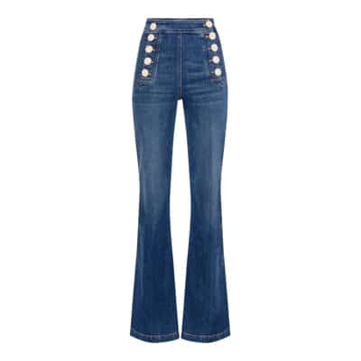 Jeans Elisabetta Franchi , Blue , Dames