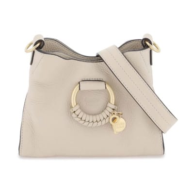 Joan Crossbody Tas van korrelig leer See by Chloé , Gray , Dames