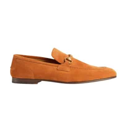 Jordaan suède loafers bruin Gucci , Brown , Heren