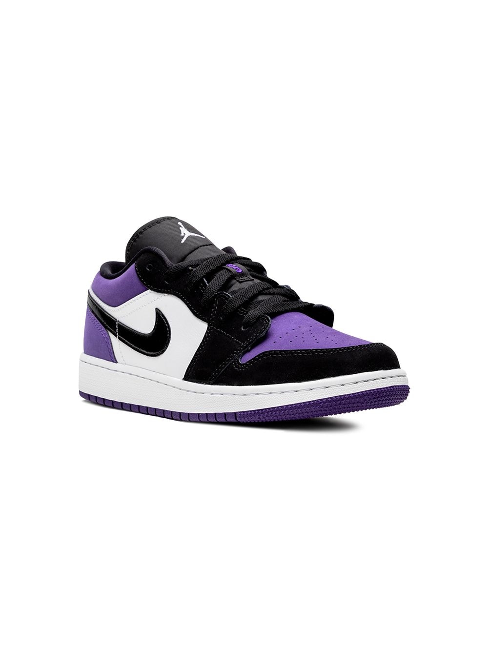 Jordan Kids Air Jordan 1 low-top sneakers - Zwart