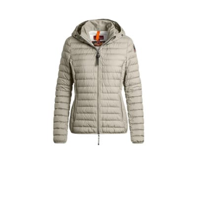 Juliet Birch Gewatteerde Jas met Capuchon Parajumpers , Beige , Dames