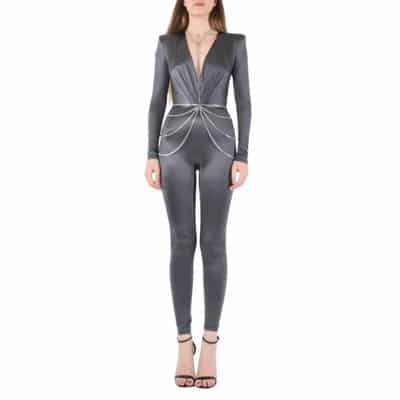 Jumpsuits Elisabetta Franchi , Gray , Dames