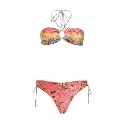 Junie Panelled Halter Bikini Zimmermann , Multicolor , Dames