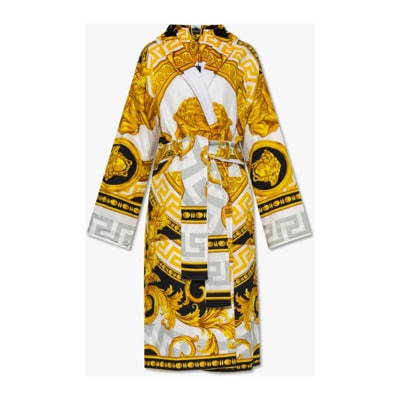 Katoenen badjas Versace , Yellow , Dames