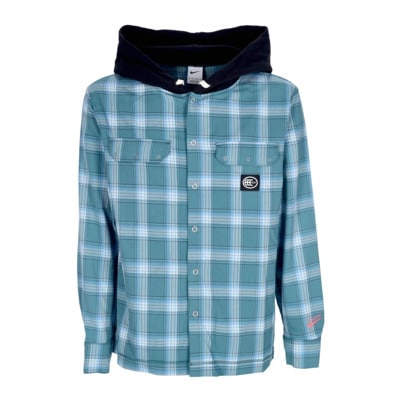 Kevin Durant Flannel Hoodie Nike , Blue , Heren