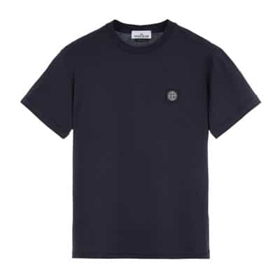 Klassiek T-Shirt Stone Island , Blue , Heren