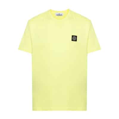 Klassiek T-Shirt Stone Island , Yellow , Heren