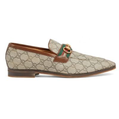 Klassieke GG Canvas Loafers Gucci , Beige , Heren