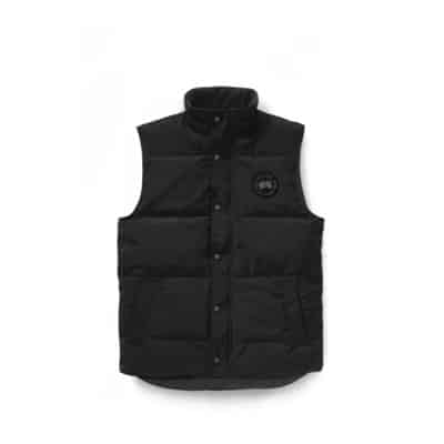 Klassieke Gewatteerde Zwarte Vest Canada Goose , Black , Heren