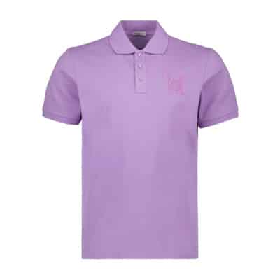 Klassieke Logo Polo Moncler , Purple , Heren