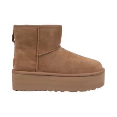 Klassieke Mini Platform Laarzen UGG , Brown , Dames