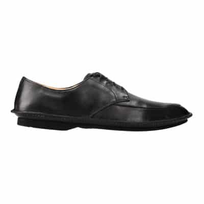 Klassieke Nappa Leren Derby Schoenen Premiata , Black , Heren