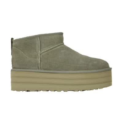 Klassieke Ultra Mini Platform Laarzen UGG , Green , Dames