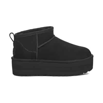 Klassieke Ultra Mini Platformlaarzen UGG , Black , Dames